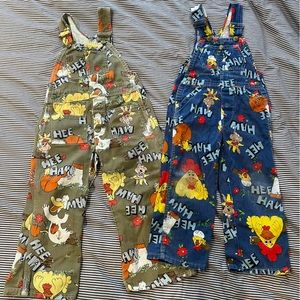 Authentic vintage Liberty x Hee Haw overalls kids size 2/3-3/4